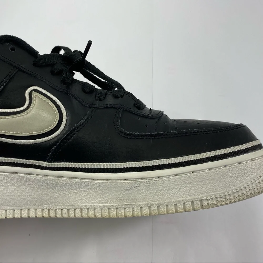 NIKE AIR FORCE 1 Low 07 LV8 Sport AF1 Black White Men’s 12 AJ 7748-001 Sneakers - Picture 8 of 16